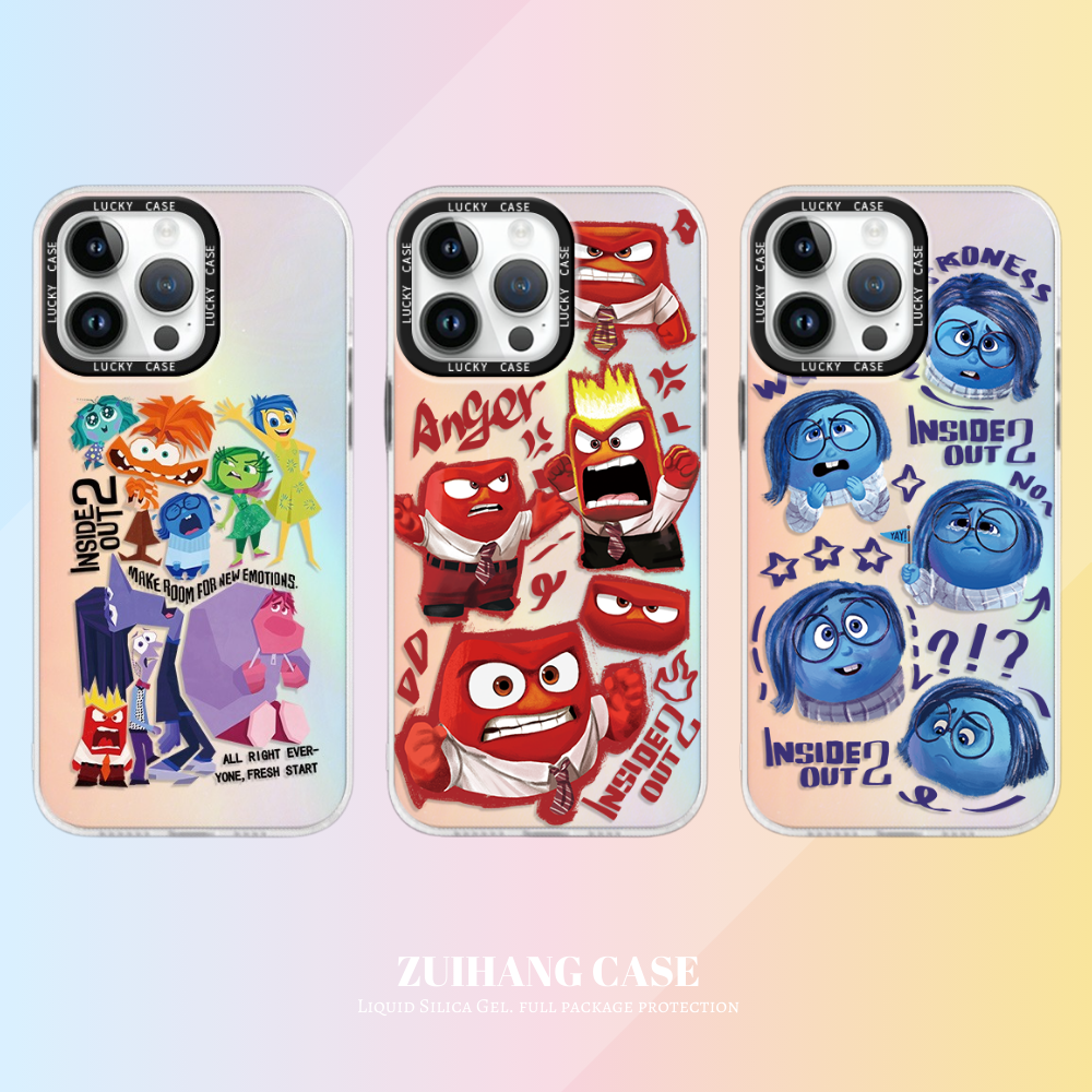 腦筋急轉彎極光鐳射防摔手機殼-GOODTOYSTUDIO