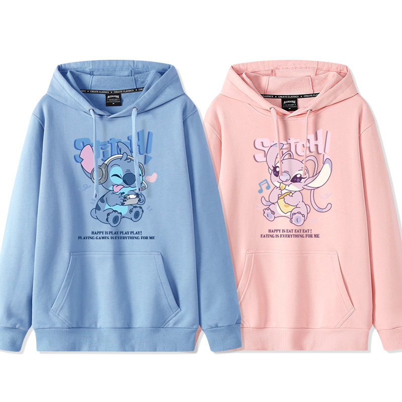 星際寶貝新款 親子情侶男女連帽衛衣