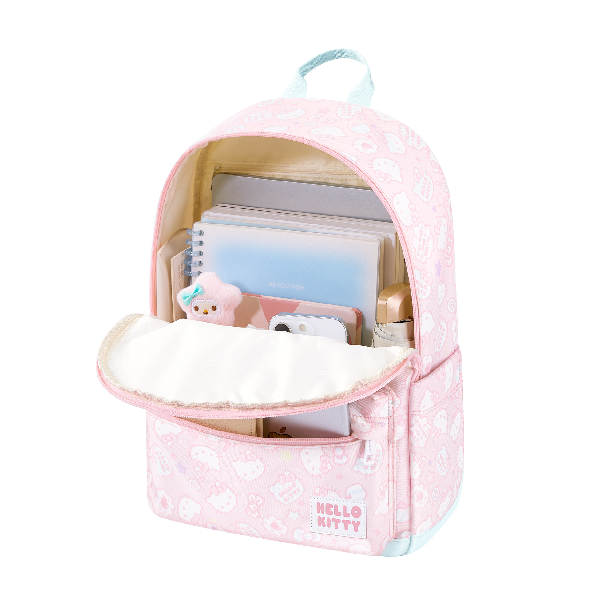 Hello Kitty 可愛雙肩通勤包｜韓系休閒大容量背包