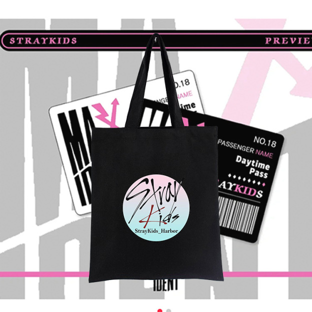 Stray Kids 同人應援週邊 帆布手提袋