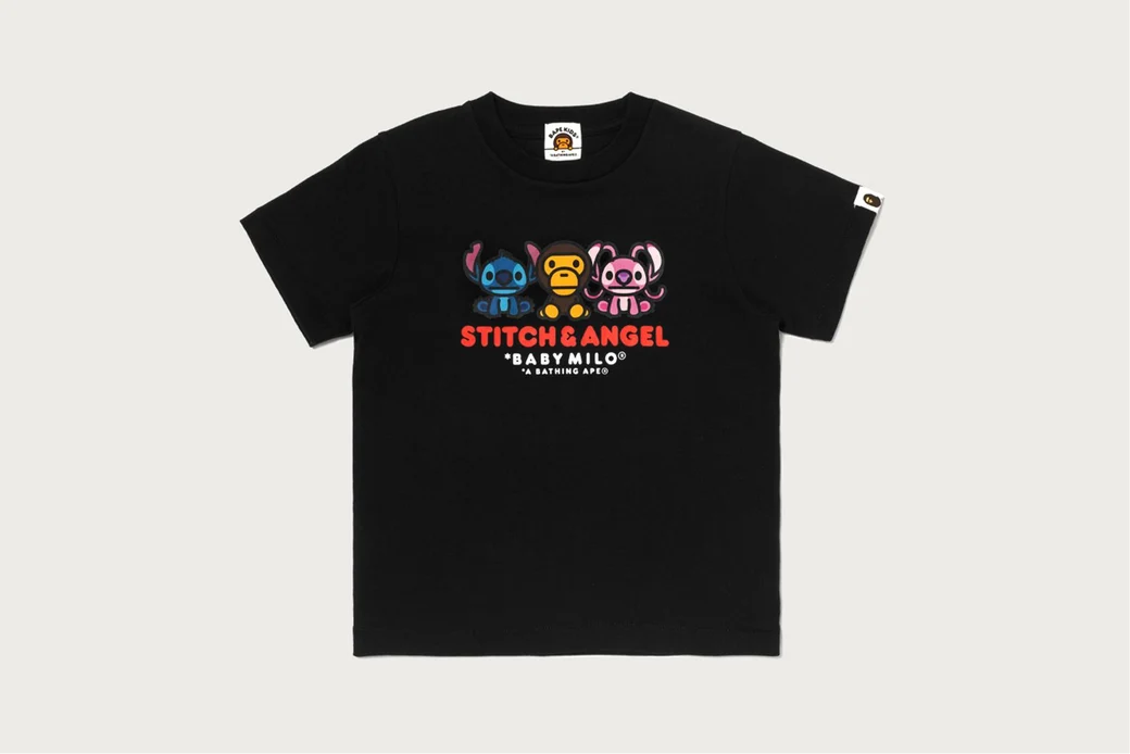 BAPE × STITCH 史迪奇 Baby Milo 聯名T恤