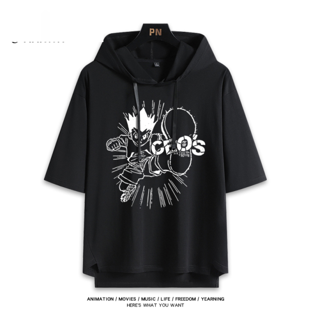 全職獵人 連帽短袖T恤-GOODTOYSTUDIO