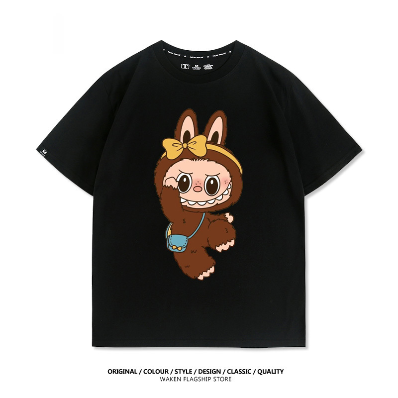 Labubu可愛卡通 印花T恤-GOODTOYSTUDIO