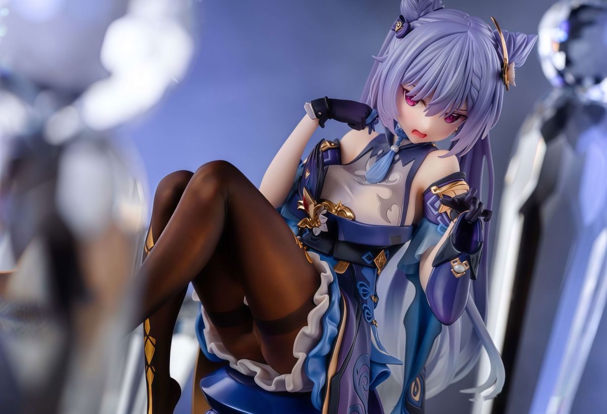 原神 霆霓快雨 刻晴 提鞋坐姿 1/7 雙頭雕-GOODTOYSTUDIO