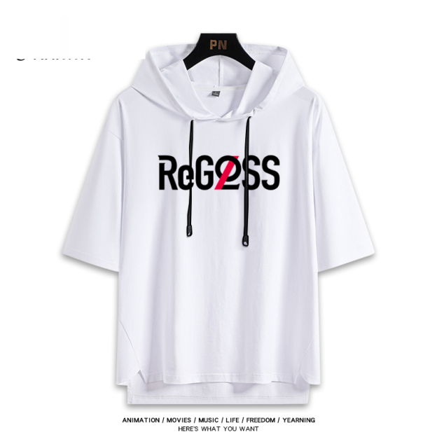 虛擬主播ReGLOSS樂團組合 連帽短袖T恤-GOODTOYSTUDIO