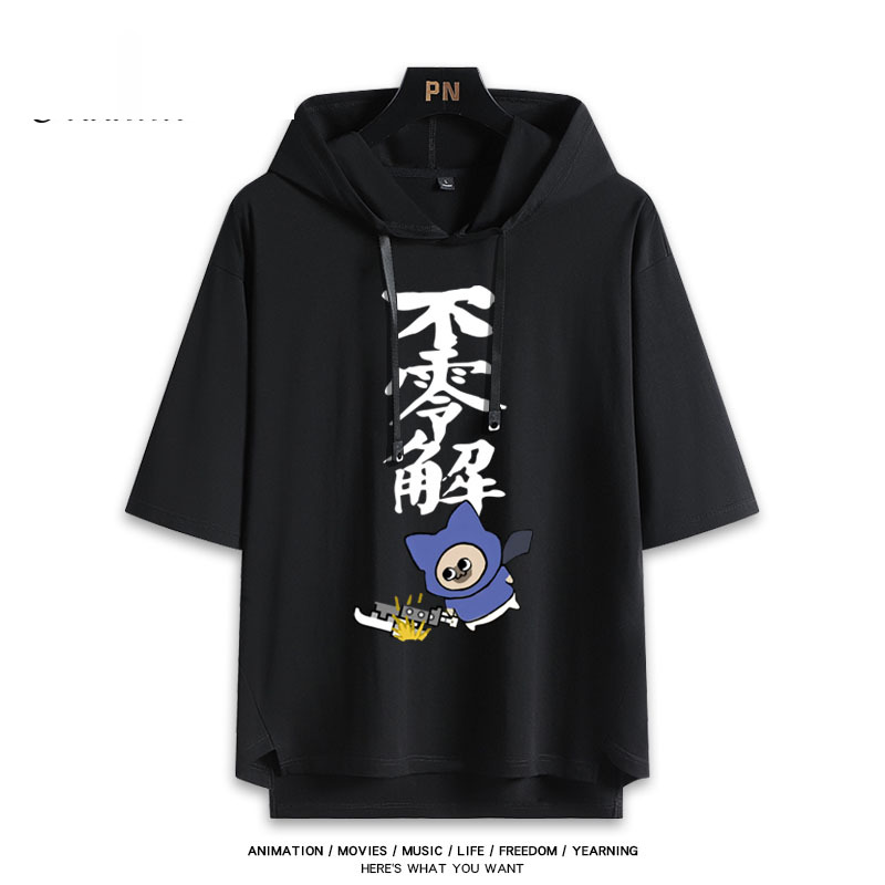 魔物獵人 艾露貓 連帽短袖T恤-GOODTOYSTUDIO