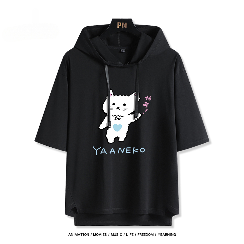 Vtuber HOLOLIVE 連帽短袖T恤 結城昨日奈 結城さくな-GOODTOYSTUDIO