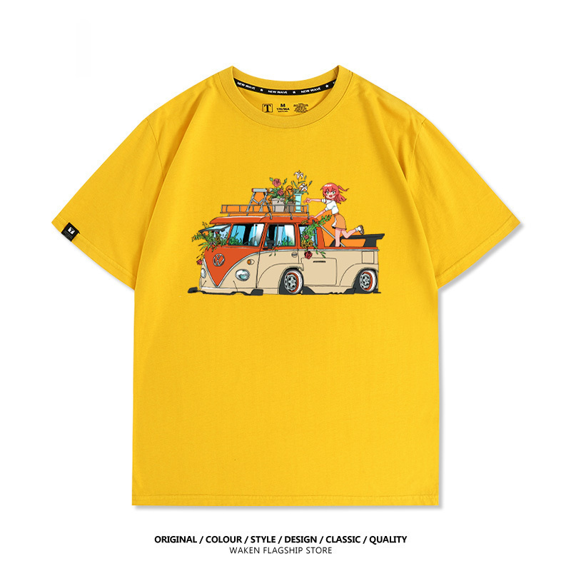 孤獨搖滾 印花T恤-GOODTOYSTUDIO