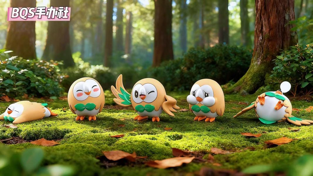 【預購】bqs手辦社 寶可夢圖鑑系列 木木梟