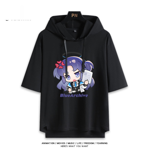 蔚藍檔案 連帽短袖T恤-GOODTOYSTUDIO