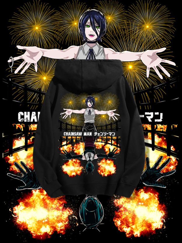 鏈鋸人 2025秋冬新款 親子情侶男女連帽衛衣-ZUIHANG SHOP