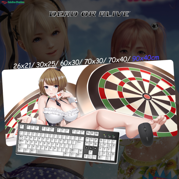 生死格鬥系列 超大鎖邊主題桌墊 布質滑鼠墊