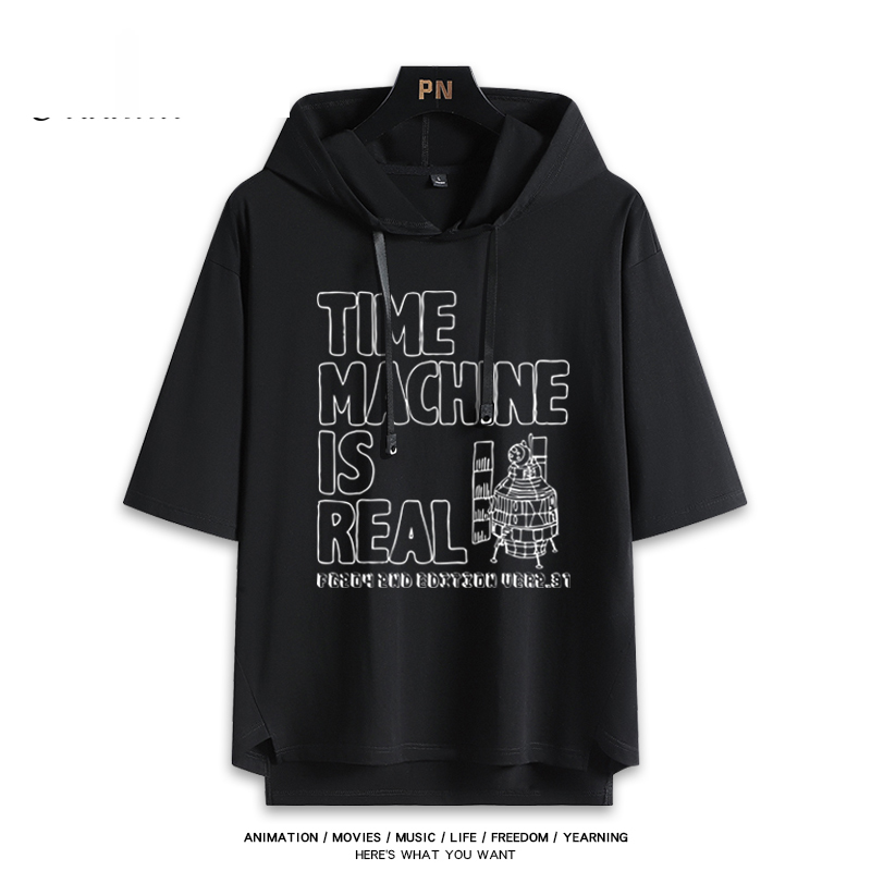 命運石之門 連帽短袖T恤-GOODTOYSTUDIO