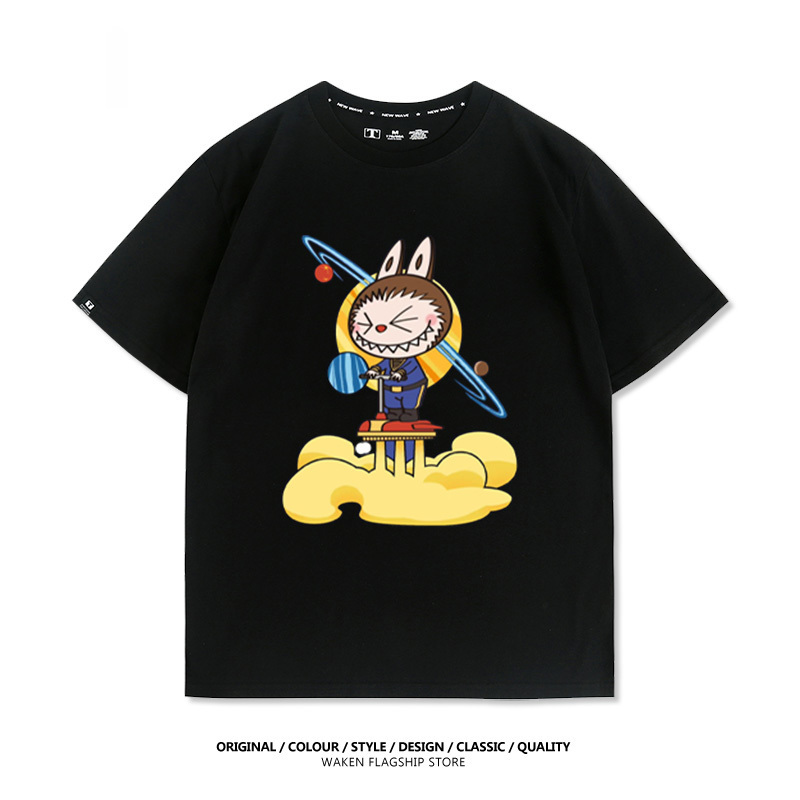 Labubu可愛卡通 印花T恤-GOODTOYSTUDIO