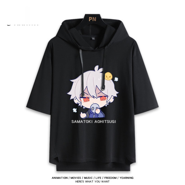 催眠麥克風 連帽短袖T恤-GOODTOYSTUDIO