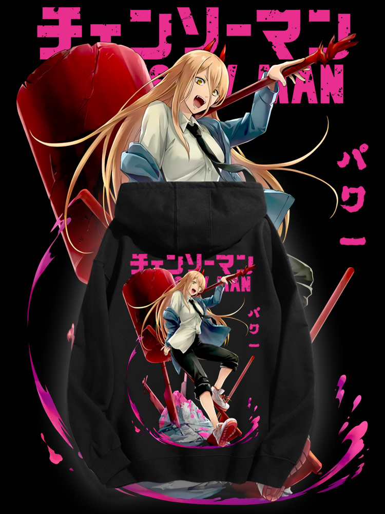 鏈鋸人 2025秋冬新款 親子情侶男女連帽衛衣-ZUIHANG SHOP