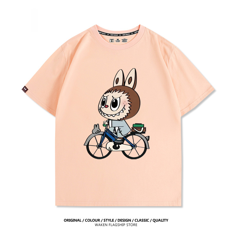 Labubu卡通潮牌 印花T恤-GOODTOYSTUDIO