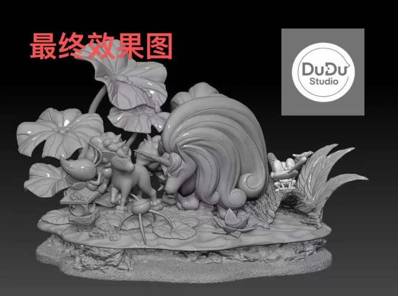 【預購】DUDU工作室 生態系列第一彈 烈焰馬生態場景