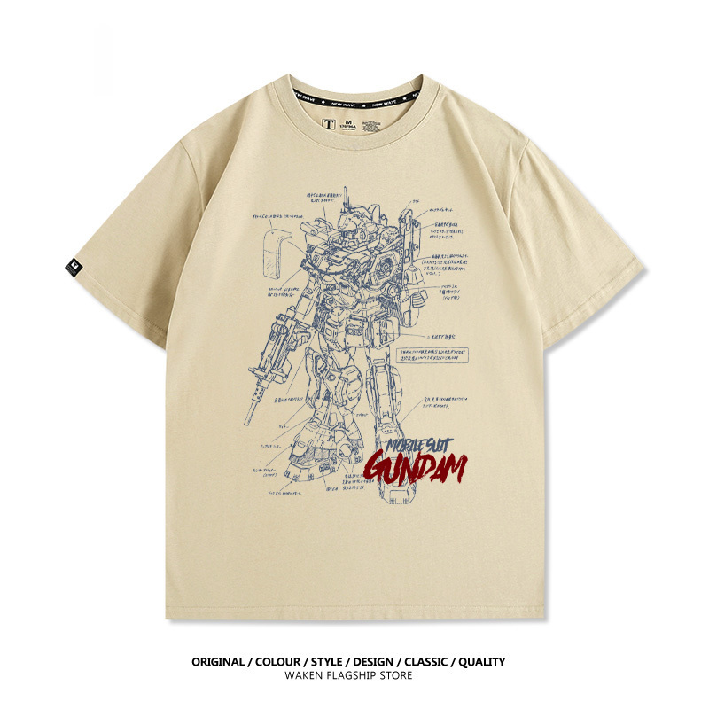 機動戰士鋼彈 印花T恤-GOODTOYSTUDIO
