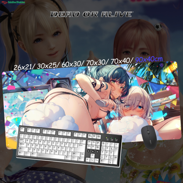 生死格鬥系列 超大鎖邊主題桌墊 布質滑鼠墊