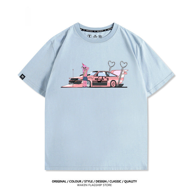 孤獨搖滾 印花T恤-GOODTOYSTUDIO