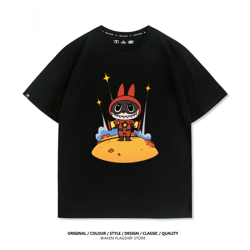 Labubu可愛卡通 印花T恤-GOODTOYSTUDIO