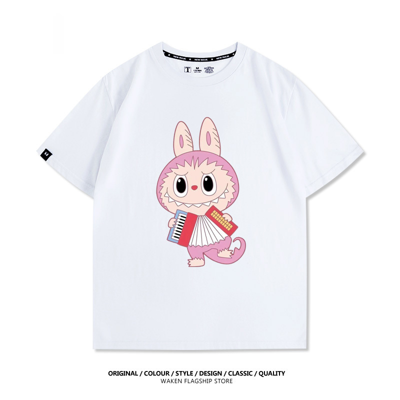 Labubu卡通潮牌 印花T恤-GOODTOYSTUDIO