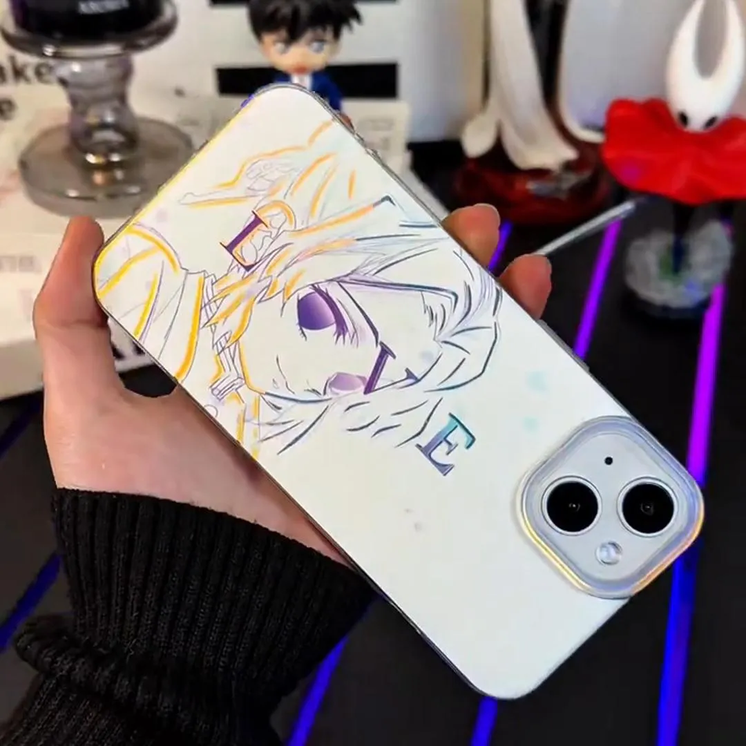 鬼滅之刃 極光/彩銀 線條漸變防摔手機殼