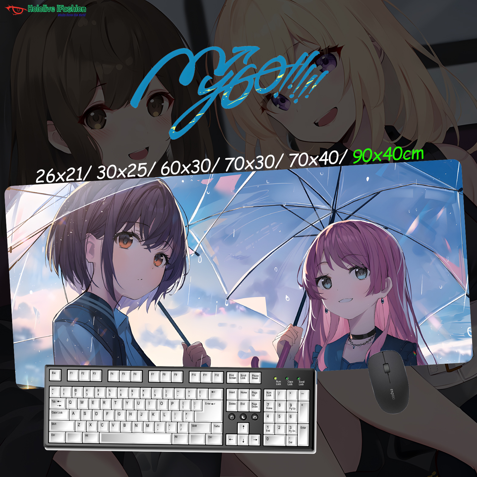 BanG Dream! It's MyGO!!!!! 超大鎖邊主題桌墊 布質滑鼠墊