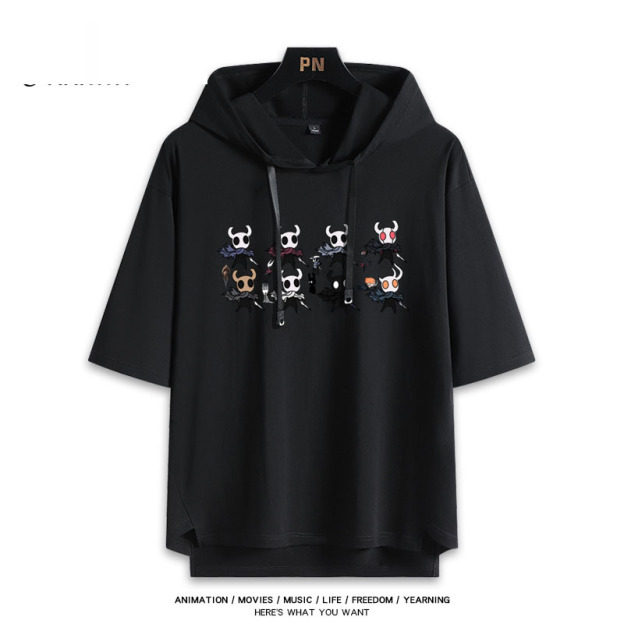 空洞騎士 Hollow Knight 連帽短袖T恤-GOODTOYSTUDIO