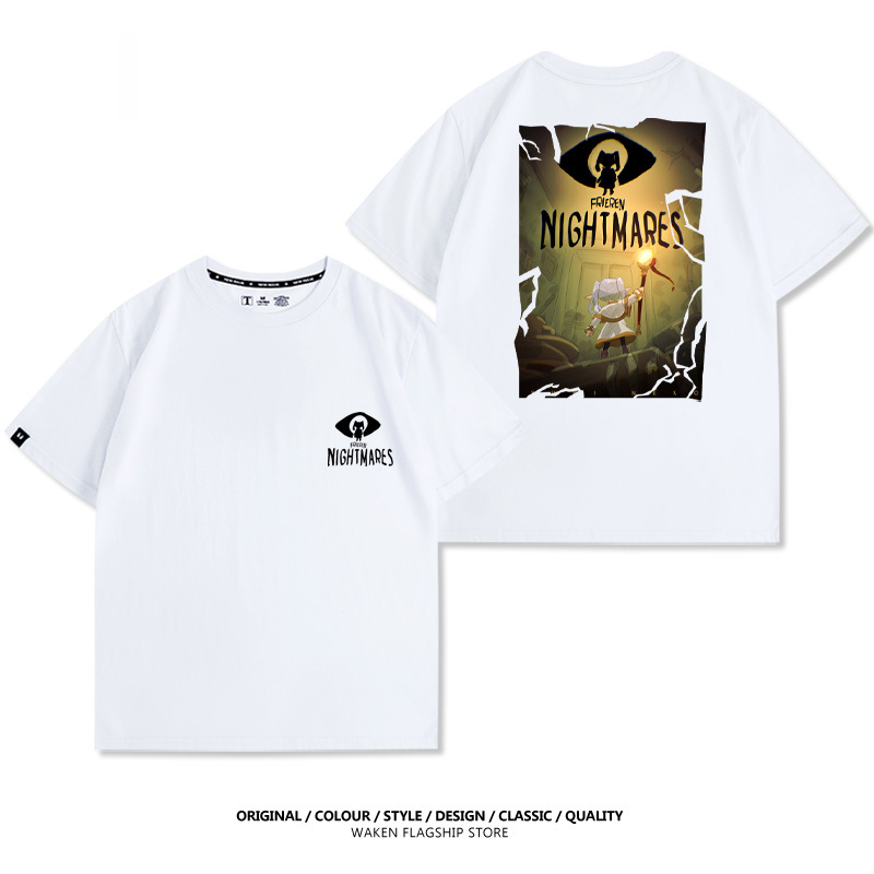 小小夢魘X葬送的芙莉蓮 印花T恤-GOODTOYSTUDIO