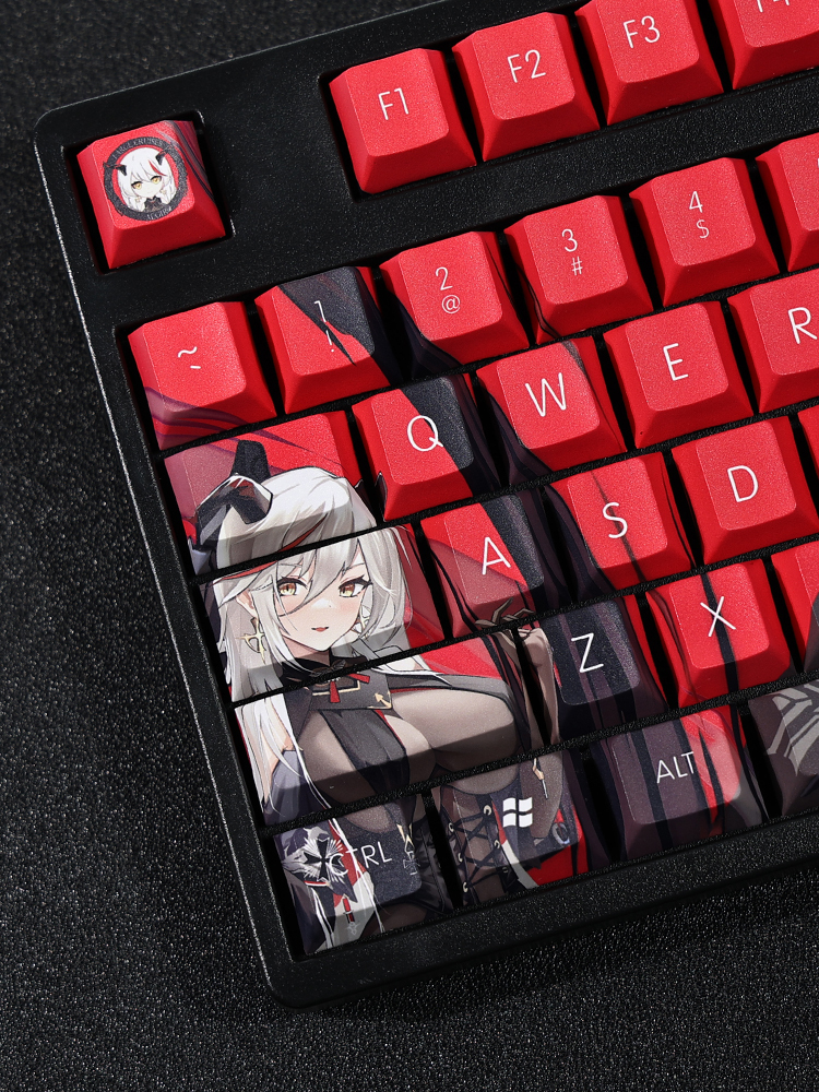 碧藍航線埃吉爾色彩增益108鍵標準配列衛星軸鍵帽-GOODTOYSTUDIO