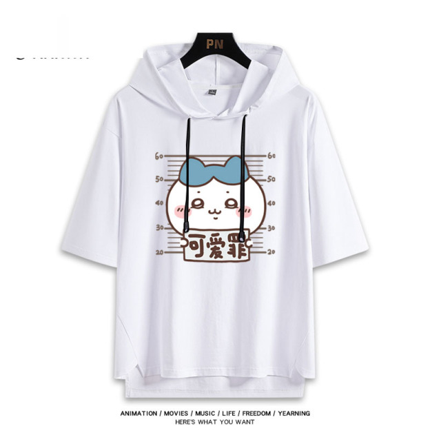 Chiikawa 忘本 連帽短袖T恤