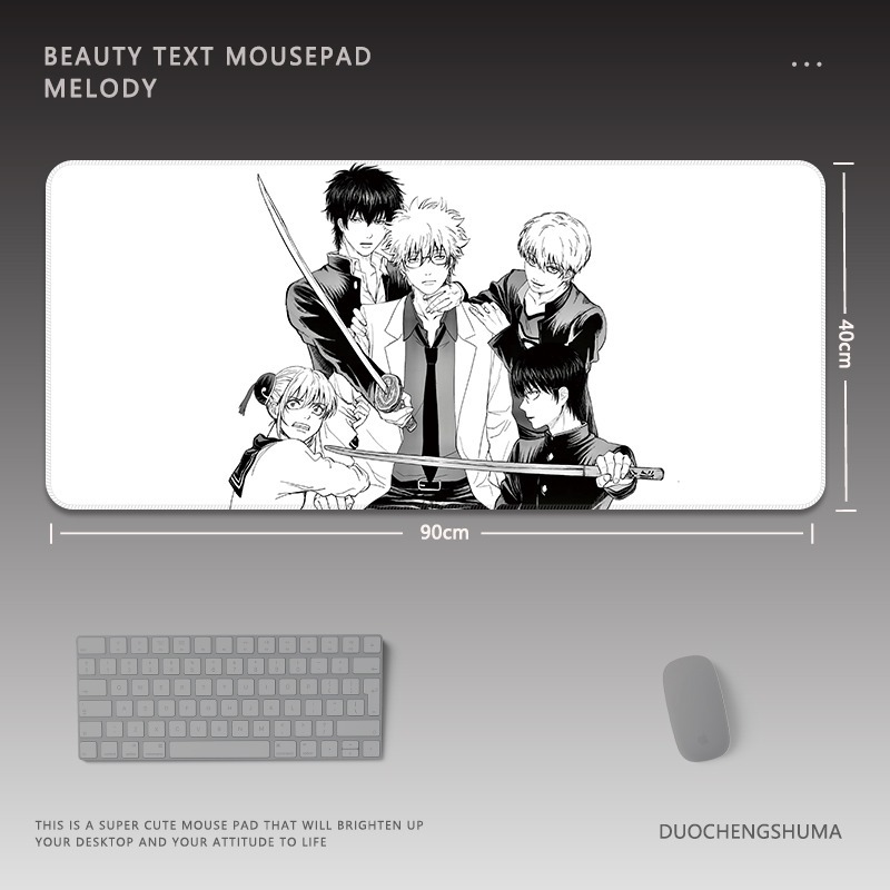 銀魂神樂動漫 主題桌墊 布質滑鼠墊-GOODTOYSTUDIO