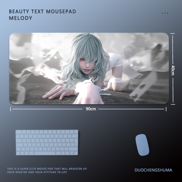 動漫電競超大遊戲加厚防滑鼠標墊