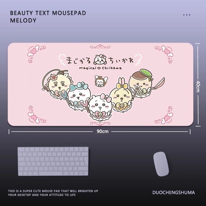 Chiikawa 主題桌墊 布質滑鼠墊-GOODTOYSTUDIO
