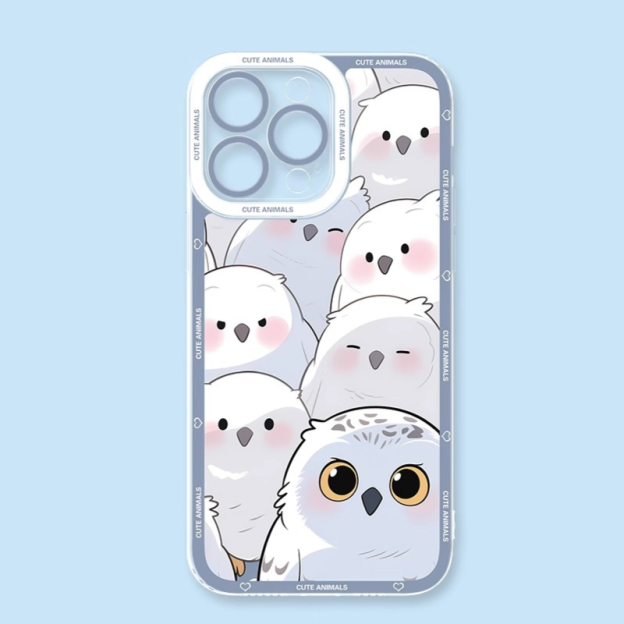 卡通動物天使眼透明防摔軟殼-GOODTOYSTUDIO