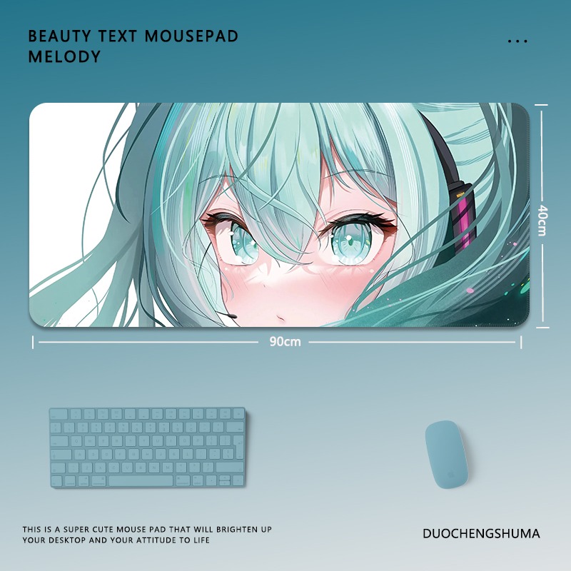 初音未來 主題桌墊 布質滑鼠墊-GOODTOYSTUDIO