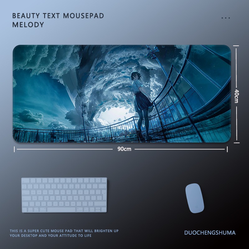 動漫電競超大遊戲加厚防滑鼠標墊