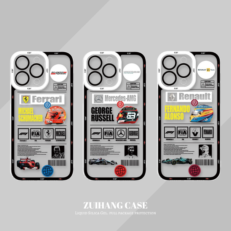 F1賽車手天使眼透明防摔軟殼-GOODTOYSTUDIO