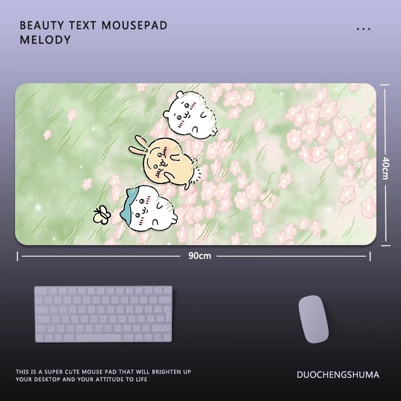 Chiikawa 主題桌墊 布質滑鼠墊-GOODTOYSTUDIO