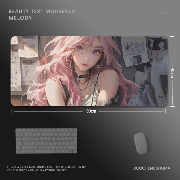 二次元報紙 主題桌墊 布質滑鼠墊-GOODTOYSTUDIO