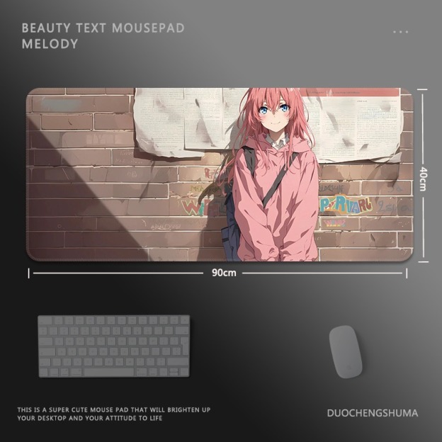 二次元報紙 主題桌墊 布質滑鼠墊-GOODTOYSTUDIO