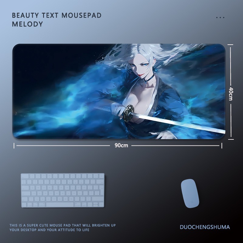 動漫電競超大遊戲加厚防滑鼠標墊