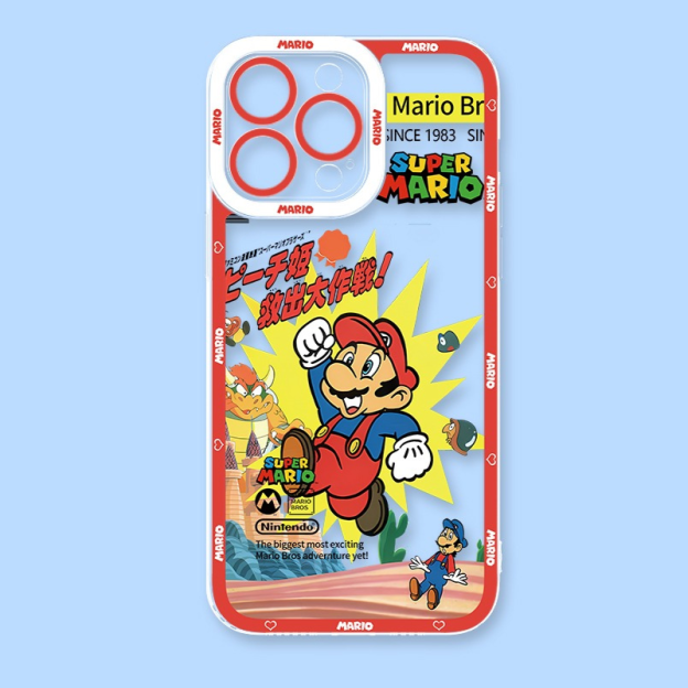 馬里奧天使眼透明防摔軟殼