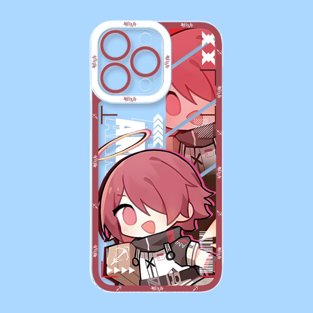 明日方舟能天使Q版天使眼透明手機殼