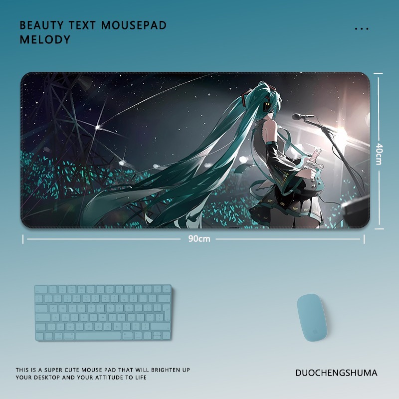 初音未來 主題桌墊 布質滑鼠墊-GOODTOYSTUDIO