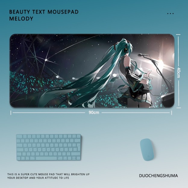 初音未來 主題桌墊 布質滑鼠墊-GOODTOYSTUDIO