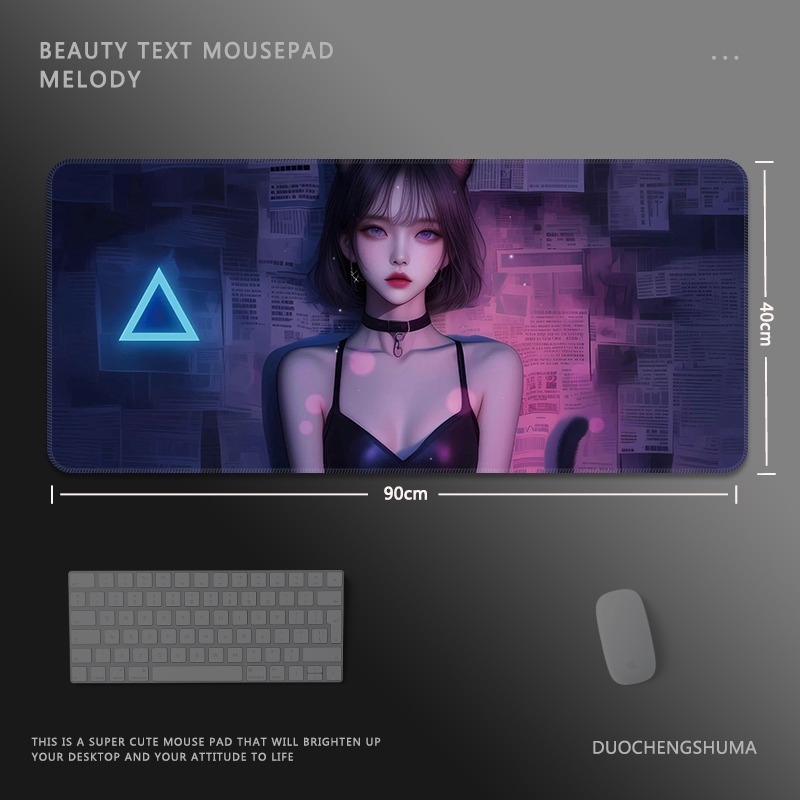 二次元報紙 主題桌墊 布質滑鼠墊-GOODTOYSTUDIO