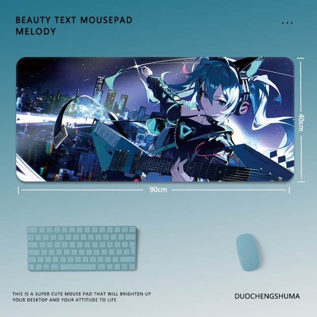 初音未來 主題桌墊 布質滑鼠墊-GOODTOYSTUDIO